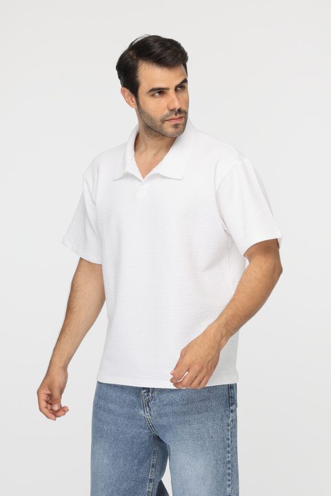 Polo Shirt Relax Fit White