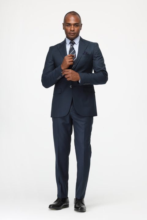 Slim Fit Suit Blue - Image 3