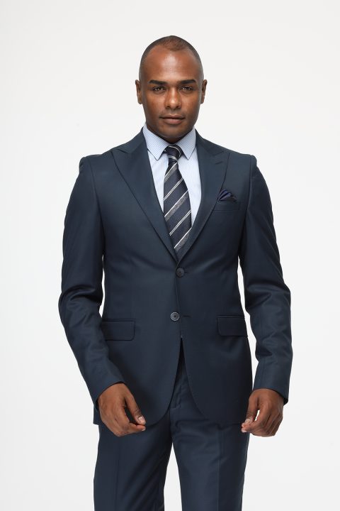 Slim Fit Suit Blue - Image 4