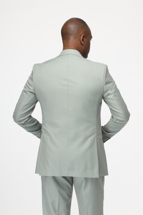 Slim Fit Suit Light Green - Image 5