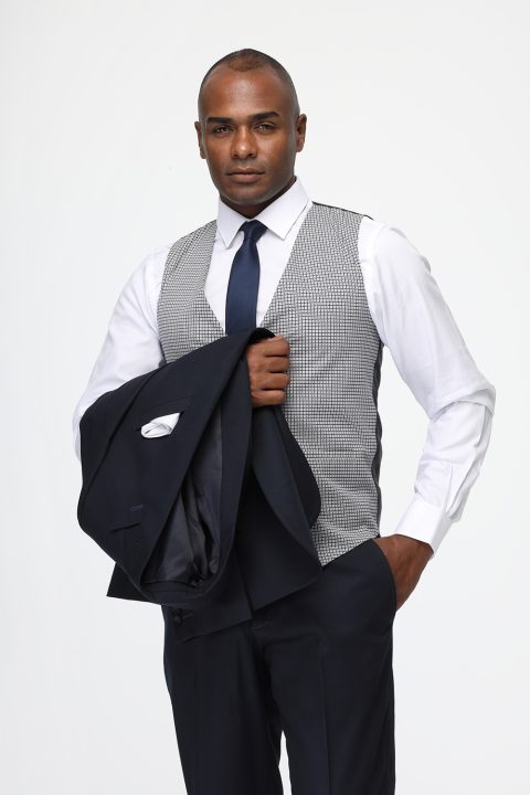 Regular Fit Suit Dark Blue - Image 3