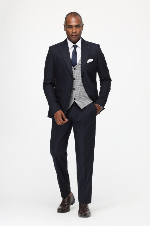 Regular Fit Suit Dark Blue - Image 4