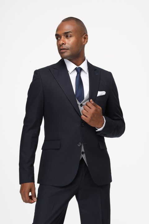Regular Fit Suit Dark Blue - Image 5