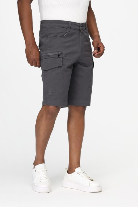Cargo Chino Short Gray - Image 4