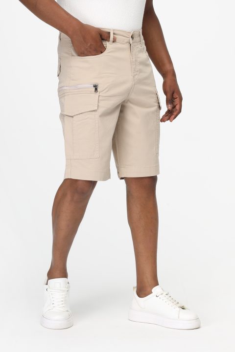 Cargo Chino Short Beige - Image 4