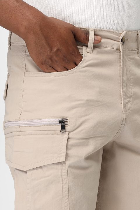 Cargo Chino Short Beige - Image 6