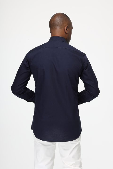 New Fit Shirt Dark Blue - Image 4