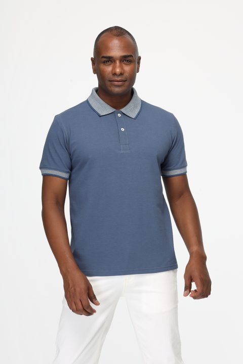 Polo Shirt Regular Fit Blue