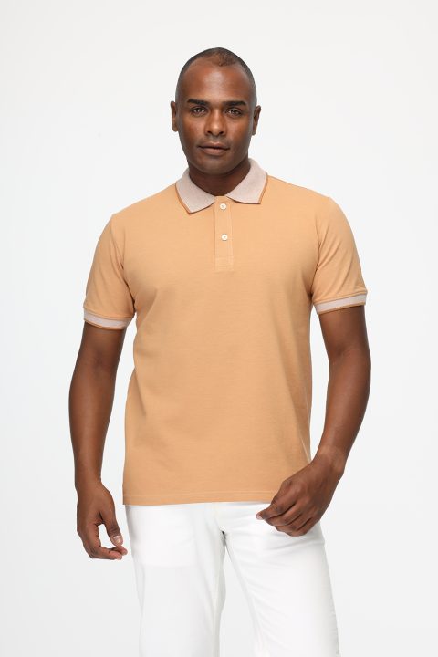 Polo Shirt Regular Fit Beige
