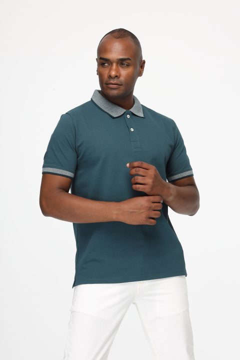 Polo Shirt Regular Fit Green - Image 3