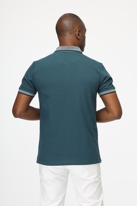 Polo Shirt Regular Fit Green - Image 4