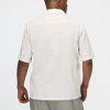 Relax Fit Shirt Half Beige - Image 3