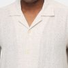 Relax Fit Shirt Half Beige - Image 2