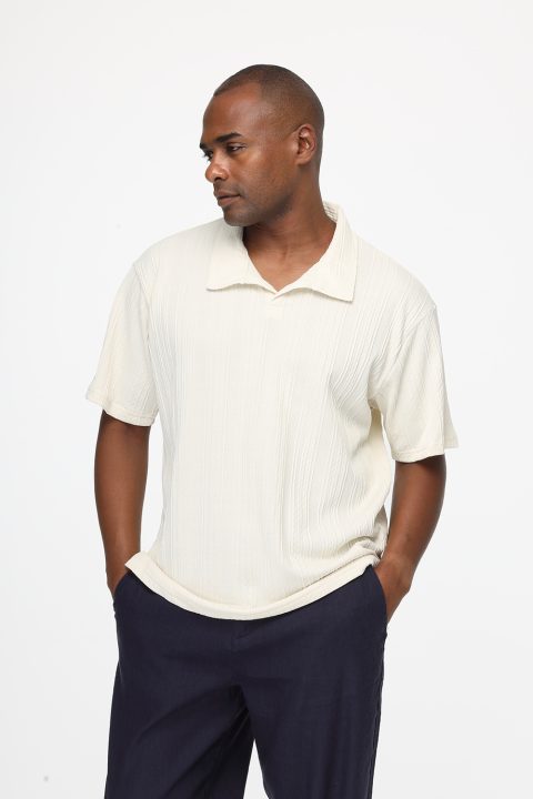 Polo Shirt Relax Fit Beige