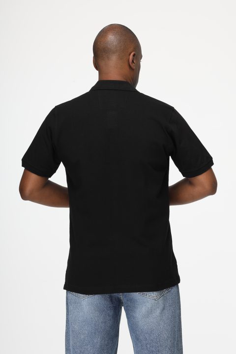 Polo Shirt Regular Fit Black - Image 4