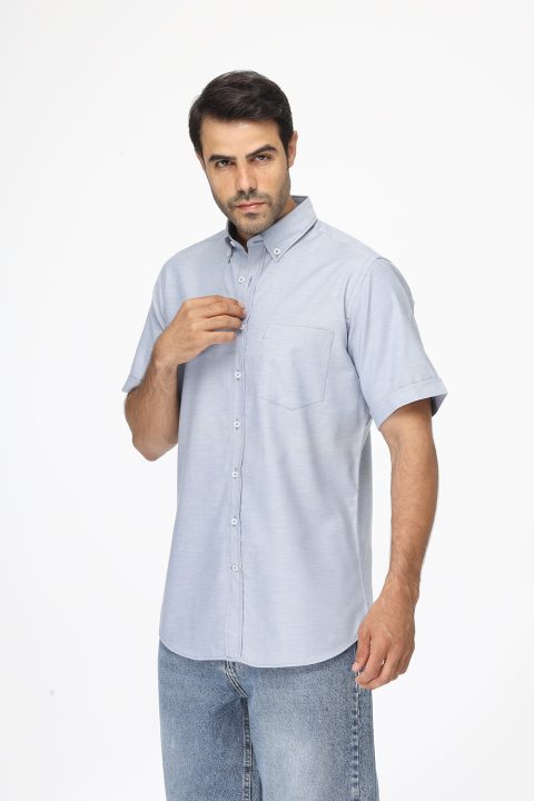 New Fit Shirt Half Blue