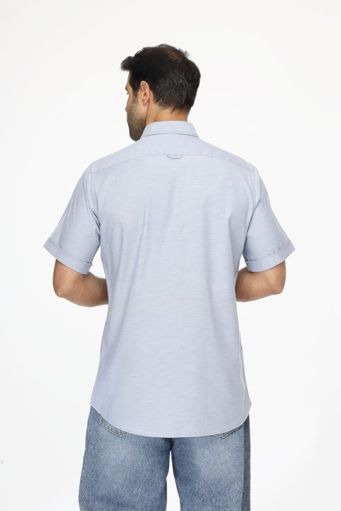 New Fit Shirt Half Blue - Image 4