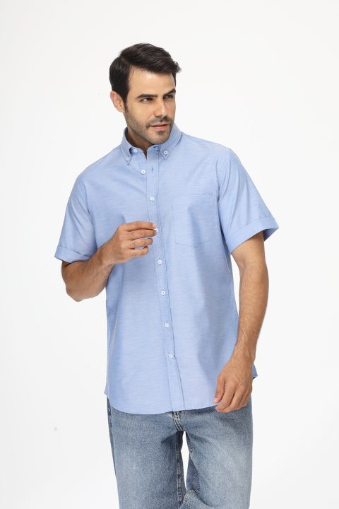 New Fit Shirt Half Light Blue