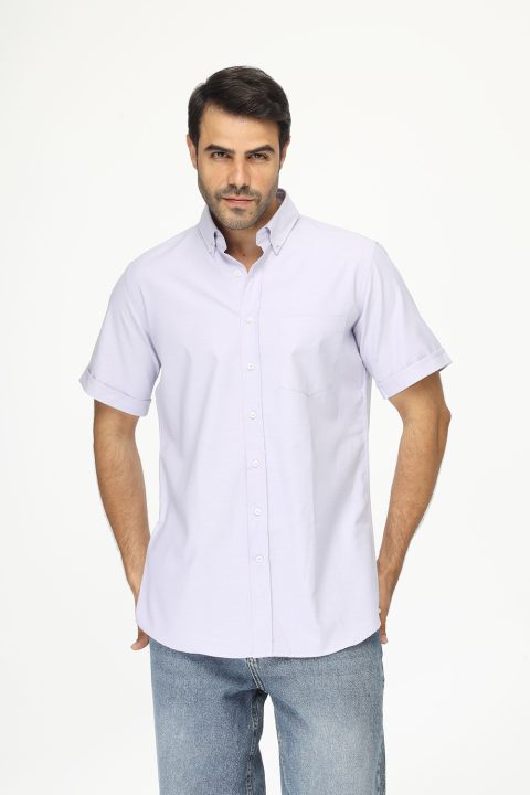 New Fit Shirt Half Light Purple