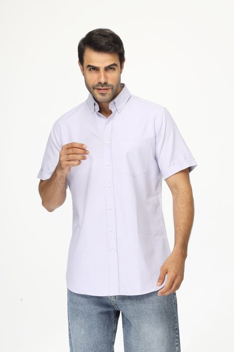 New Fit Shirt Half Light Purple - Image 3
