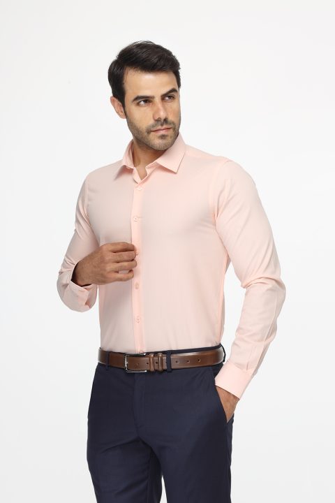 Classic Shirt Slim fit Orange - Image 3