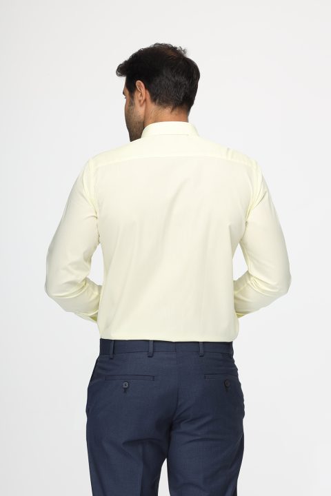 Classic Shirt Slim fit Yellow - Image 4