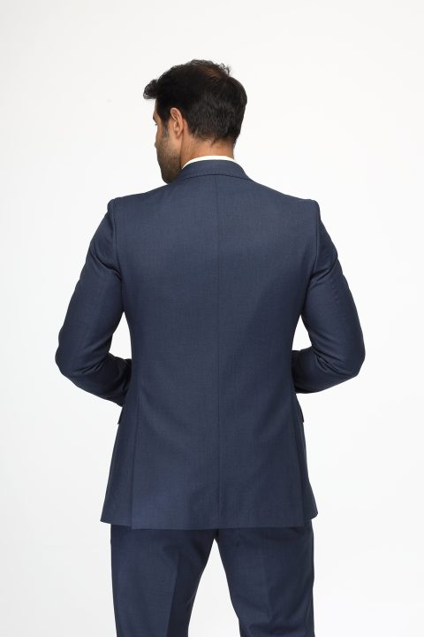Slim Fit Suit Dark Blue - Image 4