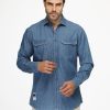 New Fit Shirt Jeans Dark Blue