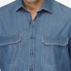 New Fit Shirt Jeans Dark Blue - Image 2