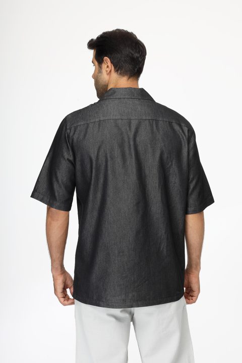 Relax Fit Shirt Half Chino Dark Gray - Image 3