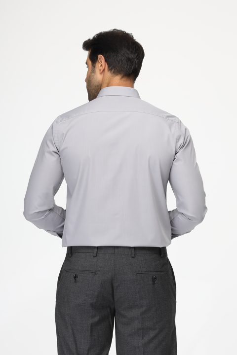 Classic Shirt Slim fit Gray - Image 4
