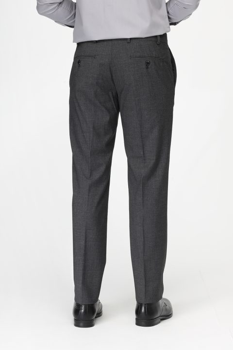 Slim Straight Fit Classic Pants Gray - Image 5