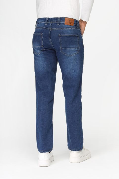 Slim Fit Trousers Jeans Dark Blue - Image 5