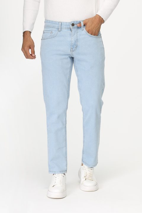 Slim Fit Trousers Jeans Light Blue