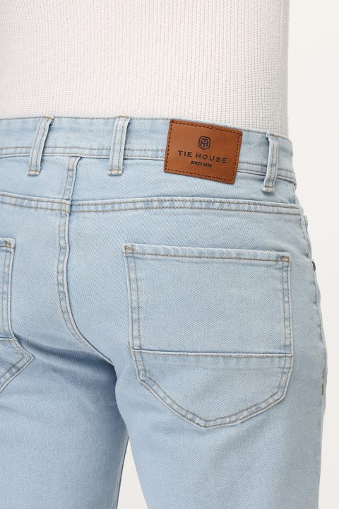 Slim Fit Trousers Jeans Light Blue - Image 4