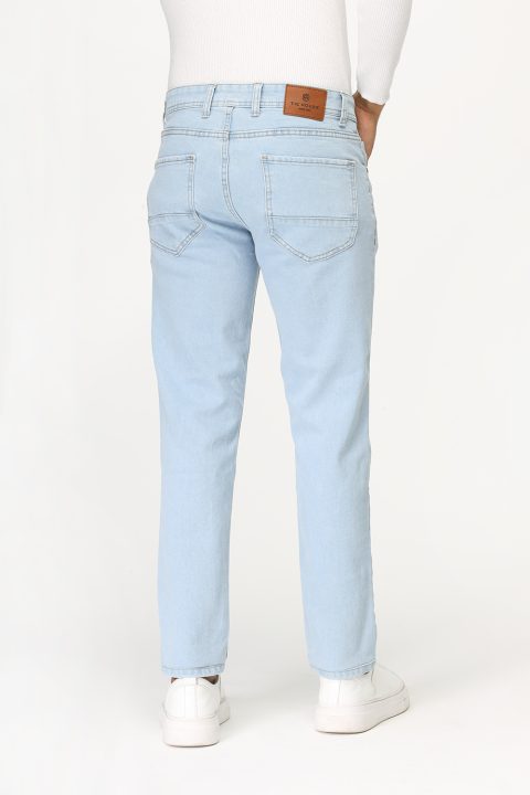 Slim Fit Trousers Jeans Light Blue - Image 5