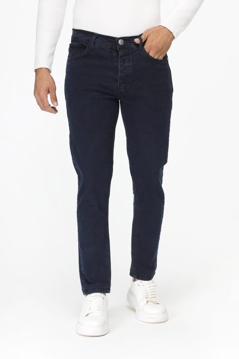 Slim Fit Trousers Jeans Dark Blue
