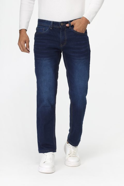 Slim Fit Trousers Jeans Dark Blue