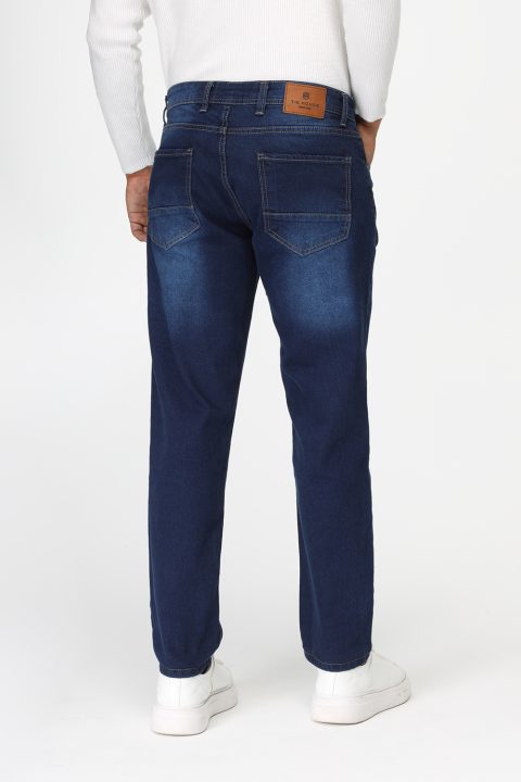 Slim Fit Trousers Jeans Dark Blue - Image 5