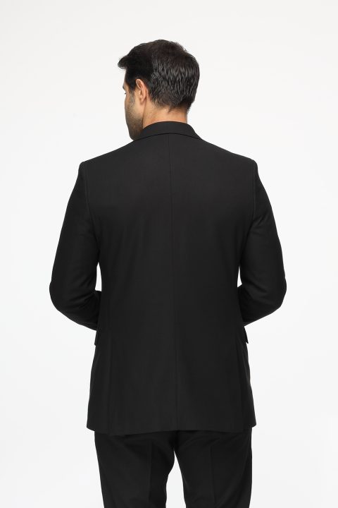 Slim Fit Suit Black - Image 6