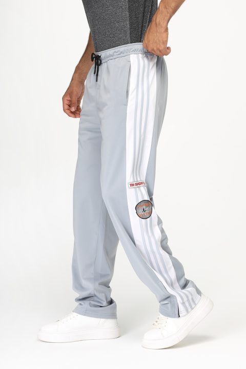 Over Size Sports Pants Gray - Image 3