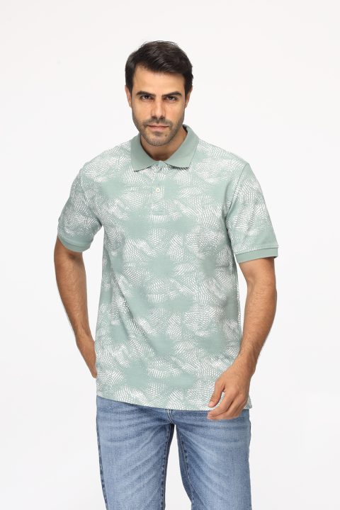 Polo Shirt Regular Fit Light Green