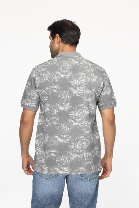 Polo Shirt Regular Fit Gray - Image 3