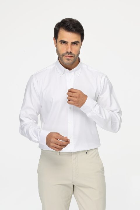 Semi Classic Shirt Regular fit White