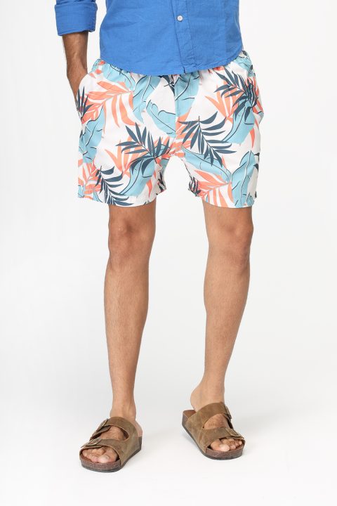 Regular Fit Swim Suit Turquoise