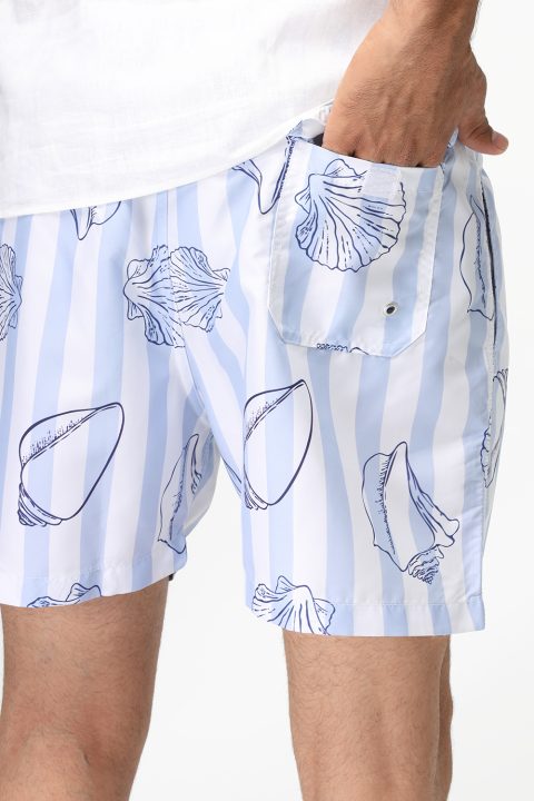Regular Fit Swim Suit Light Blue - Image 4