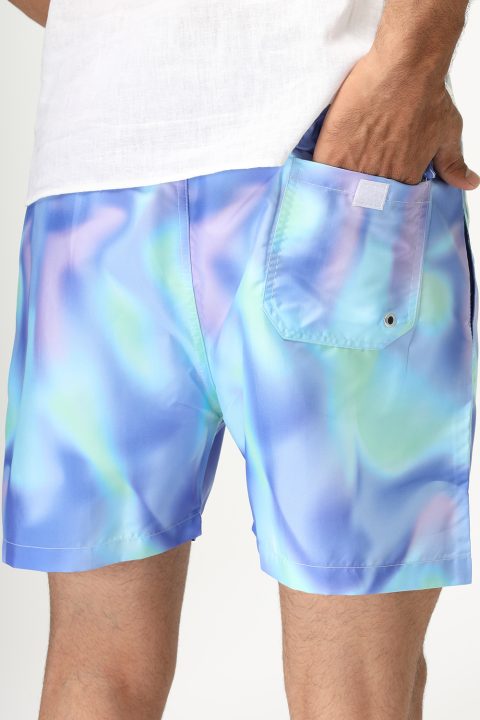 Regular Fit Swim Suit Purple - Image 4