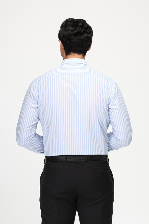 Slim Fit Shirt Light Blue - Image 4