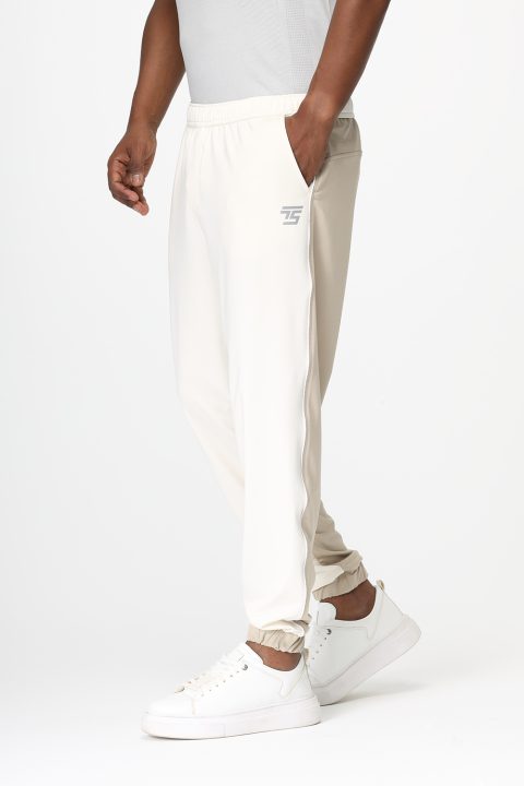 Regular Fit Sports Pants Off White - Image 3
