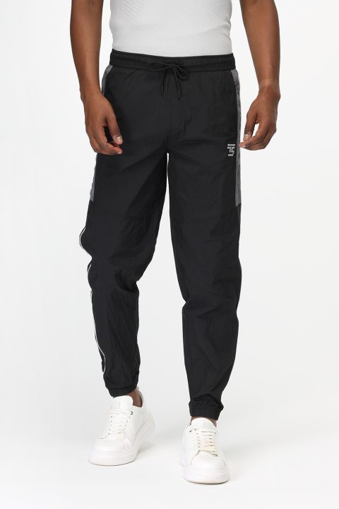 Regular Fit Sports Pants Black